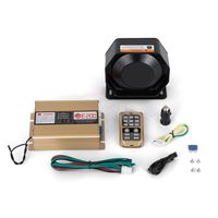 Mophorn 400W 8 Sound Loud Car Warning Police Fire Emergency Alarm Fire Siren 1 Horn PA Speaker MIC System Vehicle Siren