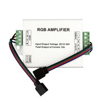 EPBOWPT DC 12~24V 12A Data Repeater LED RGB Signal Amplifier for SMD 3528 5050 LED Strip Light