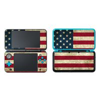 eSeeking Vinyl Cover Decals Skin Sticker for New Nintendo 2DS XL / LL - USA Flag