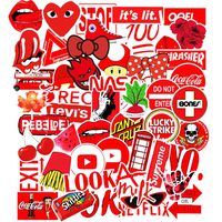 Aesthetic Stickers for Water Bottles,Fasion Brand Stickers for Skateboard Guitar Luggage Bicycle,Hydro Flask Stickers for Teen Girls