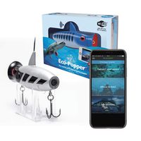 Eco-Popper | World's First Digital Fishing Popper | HD Underwater Camera w/Wireless Charging (John Silver)
