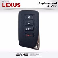 New Smart Prox Remote Key Shell Replacement Case 4 Buttons for Lexus 2013-2017