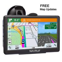 GPS Navigation for Car 7 Inch Car GPS Navigation System 8GB Voice Navigation with Lifetime Map Update Fast Location, Voice Trun-by-Turn Route Guidance, Speed Limit Reminder