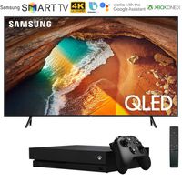 Samsung QN55Q60RA 55" Q60 QLED Smart 4K UHD TV (2019 Model) with Microsoft Xbox One X 1TB Console Bundle