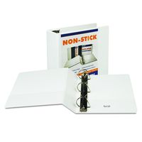 Samsill 4-Inch Non-Stick D-Ring View Binder, White (16497)