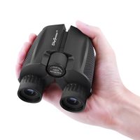 SkyGenius 10x25 Compact Binoculars for Bird Watching, High Powered Binoculars Pocket Size for Theater, Concerts, Travel, BAK4 Roof Prism FMC Lens Binoculars for Adults Kids