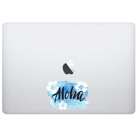 Laptop Notebook Sticker Decal - Aloha Blue Hibiscus Flower Hawaii - Skins Stickers