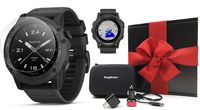 Garmin tactix Charlie (Black/Titanium) Gift Box Bundle | Tactical GPS Smartwatch | Includes Screen Protectors, PlayBetter USB Car/Wall Charging Adapters, Case | Rugged, Multisport, Outdoor Navigation
