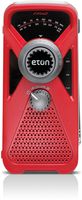 Eton FRX2 Hand Turbine AM/FM Weather Radio with Smartphone Charger - Red (NFRX2WXR)