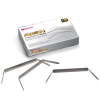 Officemate Premium Prong Fasteners, Base Only, 2 inch Capacity, 2.75-Inch Base, Box of 100 (99714)