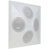 Pure Resonance Audio SD4 SuperDispersion Ceiling Speaker Array, Built-In 8 Ohm/70 V Transformer