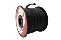 BLACK 3/8 100FT BRAIDED EXPANDABLE FLEX SLEEVE WIRING HARNESS LOOM WIRE COVER