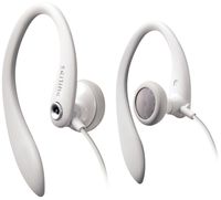 SHS3201 - Flexible Earhook Headphones, White
