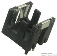 Battery Holders, Clips Contacts 1/3 N Horiz Battery Holder