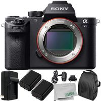 Sony Alpha a7S II Mirrorless Digital Camera (Body Only) 6PC Accessory Bundle - Includes Deluxe Backpack + More
