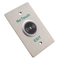 HWMATE Infrared Sensor Exit Button Door Release Unlock No Touch Exit Switch for Access Control Security System