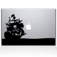 The Decal Guru Pirate Bay MacBook Decal Vinyl Sticker - 12" MacBook - White (1153-MAC-12M-W)
