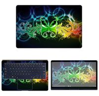 decalrus - Protective Decal Rainbow Skin Sticker for Asus ZenBook 3 Deluxe UX490UA (14" Screen) case Cover wrap ASxzenbkUx490_14-164