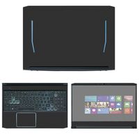 Decalrus - Protective Decal Skin Sticker for Acer Predator Helios 300 PH315-52 (15.6" Screen) case Cover wrap ACprdator_Helio_300_PH315-52-17