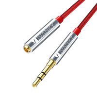 Headphone Extension Cable- iVanky 3.5 mm Extension Audio Cable (6.6 FT, Ultra Slim, Hi-Fi Sound) Male to Female Aux Extension Cord for Headphones, Phone, Portable Speaker, Tablet, PC and More