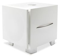 REL Acoustics S/5 SHO Subwoofer (Super High Output), Longbow Wireless Compatible, White Lacquer