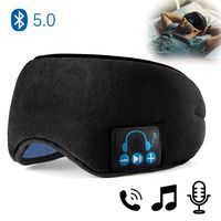 Sleep Headphones, Upgraded Eye Masks Bluetooth 5.0 Wireless Music Travel Sleeping Headset Built-in Speakers Microphone Handsfree