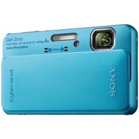 Sony Cyber-Shot DSC-TX10 16.2 MP Waterproof Digital Still Camera with Exmor R CMOS Sensor, 3D Sweep Panorama, and Full HD 1080/60i Video (Blue)