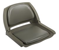 Wise 8WD139 Series Molded Fishing Boat Seat with Marine Grade Cushion Pads, Green Shell, OD Green Cushion