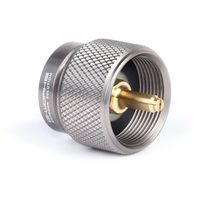 G-WORKS LPG Adapter/Camping Propane Small Tank Input and a Lindal Valve Output