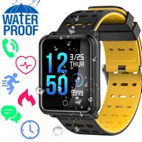 TURNMEON Fitness Tracker Smart Watch with Heart Rate Blood Pressure Sleep Monitor Color Screen Calorie Counter Pedometer, IP68 Waterproof Activity Tracker