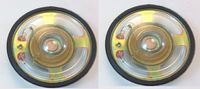 CES 2.25" Round Poly Cone Speaker Weather Resistant .5 OZ Magnet .5WATT @ 8 OHMS (Pair)