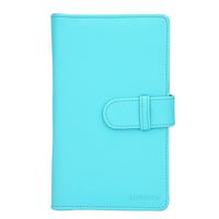 Sunmns Wallet PU Leather Photo Album for Fujifilm Instax Mini Instant Film (Light Blue)