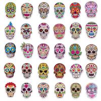 Sugar Skull Stickers, 60 Packs,Mexican Day of Dead Sticker for Water Bottle, Laptop, Luggage, Bike, Computer