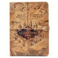 iPad Air (3rd Gen) 10.5" 2019 Case, Marauder's Map Vintage Retro Pattern Leather Flip Stand Case Cover for iPad Air 3 (2019)