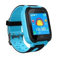 Jsbaby Kids Smart Watch Phone smartwatches for Children with GPS Tracker sim Card Anti-Lost sos Call Boys and Girls Birthday Compatible Android iOS Touch Screen Voice Chat Remote Camera