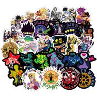 XYLL Anime Laptop Stickers for Teen/Kids, JoJo's Bizarre Adventure Vinyl Water Bottle Phone Computer Travel Case Hydro Flask Skateboard Durable Sticker
