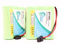 2 Pack - Replacement for Sony SPP-A968 Battery - Compatible with Sony Cordless Phone Battery (1200mAh 3.6V NI-MH)