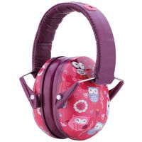 Snug Kids Earmuffs/Hearing Protectors - Adjustable Headband Ear Defenders For Children and Adults (Owls)