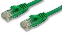 Lynn Electronics ECAT5-4PR-07GRB 7-Feet Green Booted Patch Cable, 10-Pack