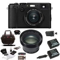 Fuji X100F Digital Camera w/TCL-X100 II Teleconverter Kit (Black)