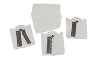 Paderno World Cuisine New Blade Pack for Original 3-Blade Vegetable Slicer / Spiralizer, includes 3 Different Stainless Steel Blades