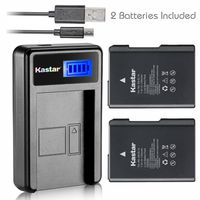 Kastar Battery (X2) & LCD Slim USB Charger for Nikon EN-EL14, EN-EL14a, MH-24 and Nikon Coolpix P7000 P7100 P7700 P7800, D3100, D3200, D3300, D3400, D5100, D5200, D5300 DSLR, Df DSLR, D5600 Camera