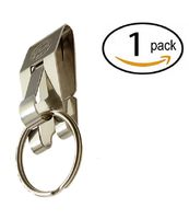Lucky Line"The Original" Secure-A-Key Slip On Heavy Duty Belt Key Clip Stainless Steel 1/Pk (4051)