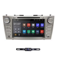 Android 9.0 Quad Core Car DVD Player for Toyota Camry 2007-2011 Aurion 2006-2011 8 Inch Screen GPS Navi BT Radio RDS DTV USB Android/iPhone Mirrorlink SWC Rearview Camera USA Map