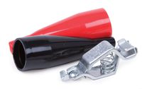 Forney 60348 Electrical Test Clip with Insulator, Battery and Charger Clip, 25-Amp, Carded Pair