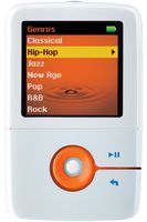 Creative Zen V 1 GB Portable Media Player (White/Orange)