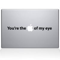 The Decal Guru You're The Apple of My Eye MacBook Decal Vinyl Sticker - 11" MacBook Air - Gold (0195-MAC-11A-G)