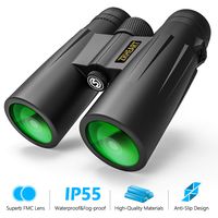 ZRHEART 12X42 HD Binoculars Telescope High Power Compact Binoculars Scope Weak Light Waterproof Telescope for Outdoor Bird Watching Sport Concerts Sightseeing Climbing Adults Kids