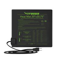 VIVOSUN Durable Waterproof Seedling Heat Mat Warm Hydroponic Heating Pad 20" x 20" MET Standard