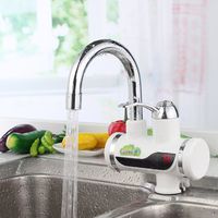 GGGarden Temperature Display Instant Fast Heat Water Heater Tankless Durable Electric Hot Faucet